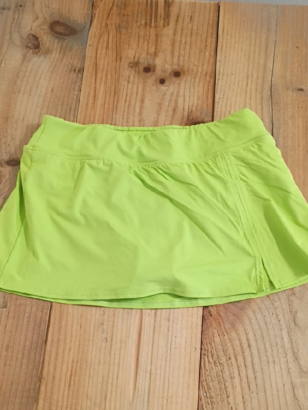 Lands' End Green Mini Swim Skirt Size 8 NEW